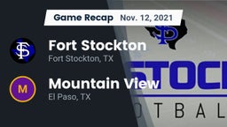 Recap: Fort Stockton  vs. Mountain View  2021