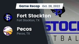 Recap: Fort Stockton  vs. Pecos  2022