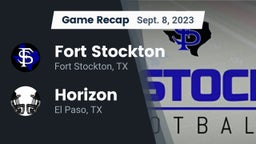Recap: Fort Stockton  vs. Horizon  2023