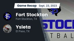 Recap: Fort Stockton  vs. Ysleta  2023