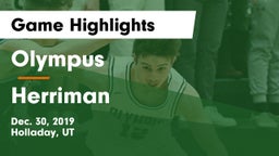 Olympus  vs Herriman  Game Highlights - Dec. 30, 2019