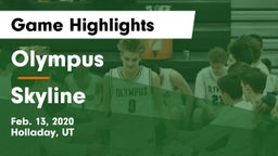 Olympus  vs Skyline  Game Highlights - Feb. 13, 2020
