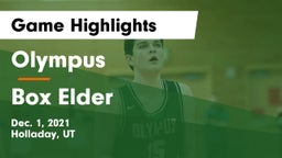 Olympus  vs Box Elder  Game Highlights - Dec. 1, 2021