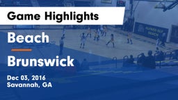 Beach  vs Brunswick  Game Highlights - Dec 03, 2016