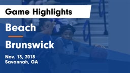 Beach  vs Brunswick  Game Highlights - Nov. 13, 2018