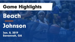 Beach  vs Johnson  Game Highlights - Jan. 8, 2019