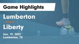 Lumberton  vs Liberty  Game Highlights - Jan. 19, 2023