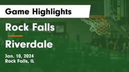 Rock Falls  vs Riverdale  Game Highlights - Jan. 10, 2024
