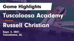 Tuscaloosa Academy  vs Russell Christian Game Highlights - Sept. 2, 2021