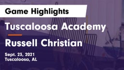 Tuscaloosa Academy  vs Russell Christian Game Highlights - Sept. 23, 2021