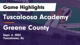 Tuscaloosa Academy vs Greene County Game Highlights - Sept. 6, 2022