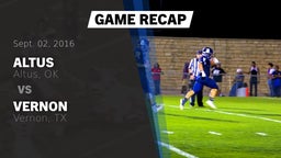 Recap: Altus  vs. Vernon  2016