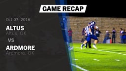 Recap: Altus  vs. Ardmore  2016