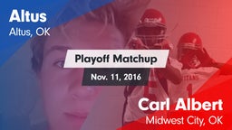 Matchup: Altus  vs. Carl Albert   2016