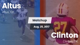 Matchup: Altus  vs. Clinton  2017
