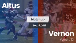 Matchup: Altus  vs. Vernon  2017