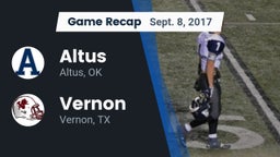 Recap: Altus  vs. Vernon  2017