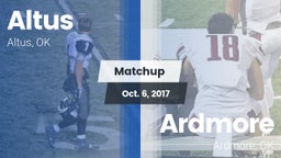 Matchup: Altus  vs. Ardmore  2017