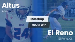 Matchup: Altus  vs. El Reno  2017