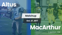 Matchup: Altus  vs. MacArthur  2017