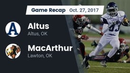 Recap: Altus  vs. MacArthur  2017