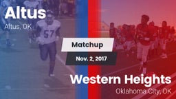Matchup: Altus  vs. Western Heights  2017