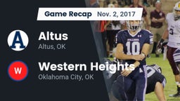 Recap: Altus  vs. Western Heights  2017