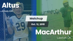 Matchup: Altus  vs. MacArthur  2018