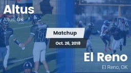 Matchup: Altus  vs. El Reno  2018