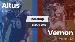 Matchup: Altus  vs. Vernon  2019