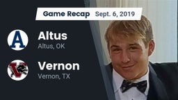 Recap: Altus  vs. Vernon  2019