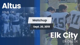 Matchup: Altus  vs. Elk City  2019