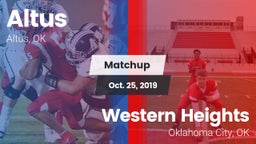 Matchup: Altus  vs. Western Heights  2019