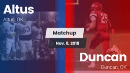 Matchup: Altus  vs. Duncan  2019