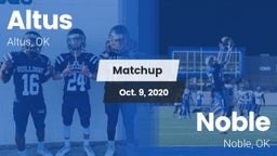 Matchup: Altus  vs. Noble  2020