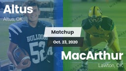 Matchup: Altus  vs. MacArthur  2020
