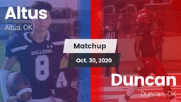 Matchup: Altus  vs. Duncan  2020