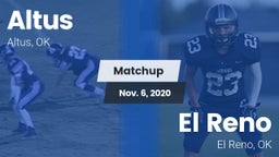 Matchup: Altus  vs. El Reno  2020