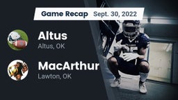 Recap: Altus  vs. MacArthur  2022