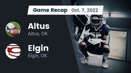 Recap: Altus  vs. Elgin  2022