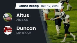 Recap: Altus  vs. Duncan  2023