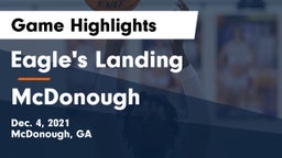 Eagle's Landing  vs McDonough  Game Highlights - Dec. 4, 2021