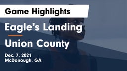 Eagle's Landing  vs Union County  Game Highlights - Dec. 7, 2021