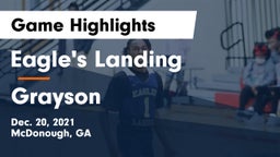 Eagle's Landing  vs Grayson  Game Highlights - Dec. 20, 2021