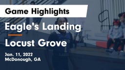 Eagle's Landing  vs Locust Grove  Game Highlights - Jan. 11, 2022