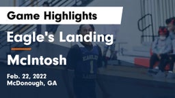 Eagle's Landing  vs McIntosh  Game Highlights - Feb. 22, 2022