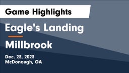 Eagle's Landing  vs Millbrook  Game Highlights - Dec. 23, 2023