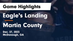 Eagle's Landing  vs Martin County  Game Highlights - Dec. 27, 2023