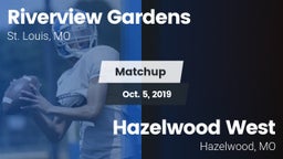 Matchup: Riverview Gardens vs. Hazelwood West  2019