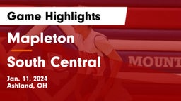 Mapleton  vs South Central  Game Highlights - Jan. 11, 2024